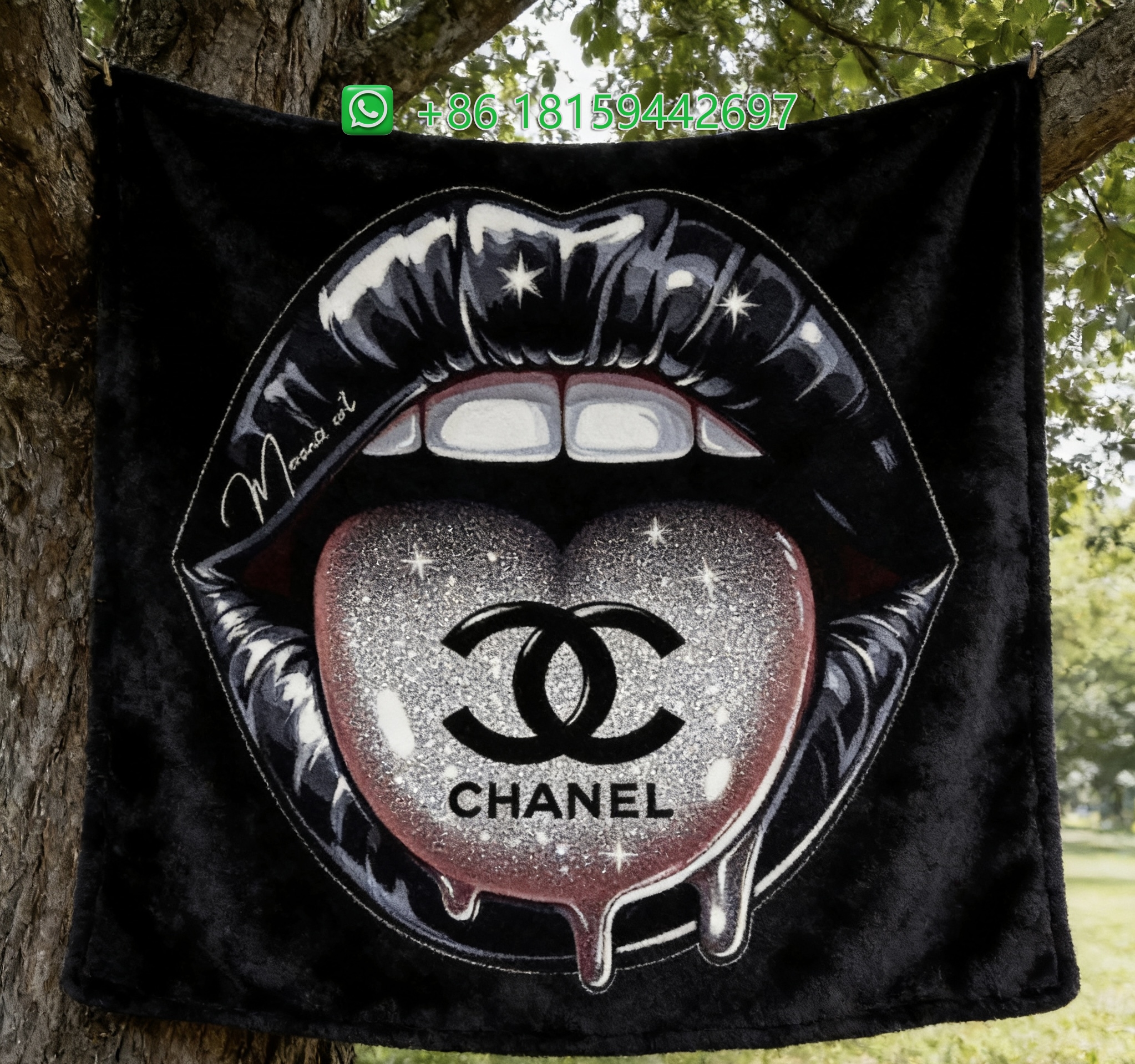Chanel Throw Blankets